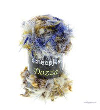 Scheepjes Dozza 6 blauw bruin ecru (op=op)