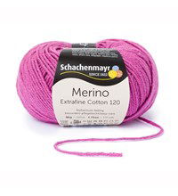 Schachenmayr Merino Extrafine Cotton 120 - 536 fuchsia (op=op)