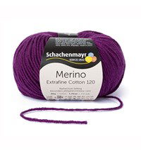 Schachenmayr Merino Extrafine Cotton 120 - 549 paars (op=op)