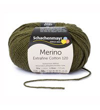 Schachenmayr Merino Extrafine Cotton 120 - 570 mosgroen (op=op)
