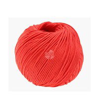Lana Grossa Pima 7 koraal rood (op=op)
