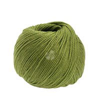 Lana Grossa Alta moda cotolana 26 olijf groen (op=op)