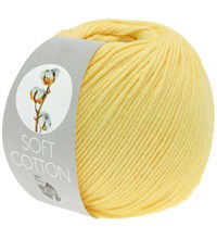 Lana Grossa Soft cotton 11 geel (opruiming)