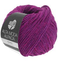 Lana Grossa Am alpaca 89 violet paars (opruiming)
