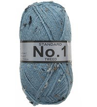 Lammy Yarns No 1 Tweed 663 jeans blauw (op=op)
