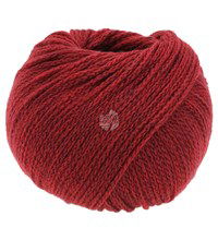 Lana Grossa Cool merino 1 donker rood (opruiming)