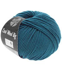 Lana Grossa Cool wool big 979 donker petrol blauw (opruiming)