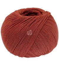 Lana Grossa Cotton wool 15 oranje bruin (opruiming)