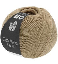 Lana Grossa Cool wool lace 41 lichtbruin (opruiming)